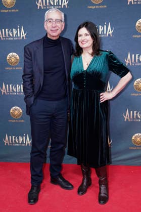 Reinhard Scolik und Angela Ascher bei der Premiere der Show Cirque du Soleil - Alegria auf der Theresienwiese. München, 05.02.2026