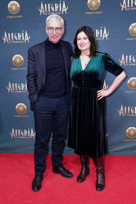 Reinhard Scolik und Angela Ascher bei der Premiere der Show Cirque du Soleil - Alegria auf der Theresienwiese. München, 05.02.2026