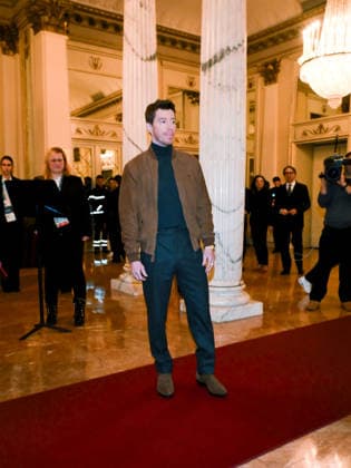 Milan, Milan Cortina 2026 Olympic Games, Welcome cocktail for guests at the Opening Ceremony at Teatro alla Scala. Pictured: Shaun White.  Copyright: xAlbertoxTerenghix xipa-agency.netx xComi Terenghix IPA_Agency_IPA71034327