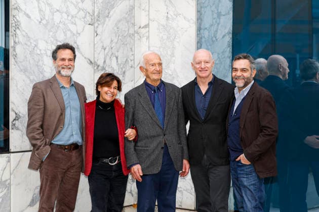 February 6, 2026, Rome, Rome, Italy: Photocall of the film The Marciatore, in the photo Abdon Pamich with Fausto Sciarappa, Alessandro Casale, Massimo Martino and annouk Andaloro . rome, Italy 06 Feb 2026 Rome Italy  - ZUMAa289 20260206_zia_a289_044 Copyright: xCristianoxMinichiellox