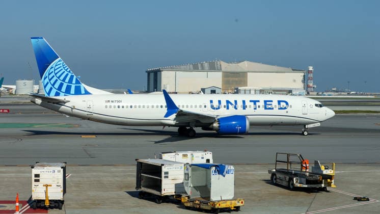 N17431 United Airlines Boeing 737-9 MAX am San Francisco International Airport (SFO KSFO) San Francisco, Kalifornien, USA, Vereinigte Staaten von Amerika, 05.02.2026