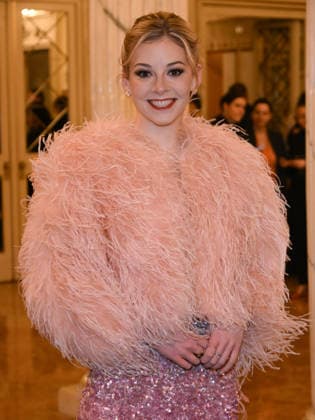 Milan, Milan Cortina 2026 Olympic Games, Welcome cocktail for guests at the Opening Ceremony at Teatro alla Scala. Pictured: Gracie Gold  Copyright: xAlbertoxTerenghix xipa-agency.netx xComi Terenghix IPA_Agency_IPA71036250