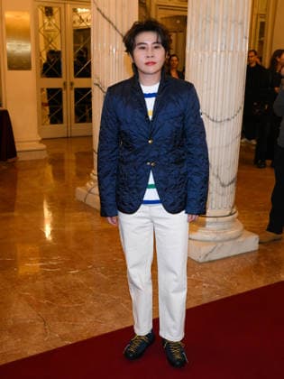 Milan, Milan Cortina 2026 Olympic Games, Welcome cocktail for guests at the Opening Ceremony at Teatro alla Scala. Pictured: Wang Meng  Copyright: xAlbertoxTerenghix xipa-agency.netx xComi Terenghix IPA_Agency_IPA71036285