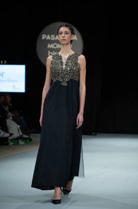 Modad catwalk during Madrid Fashion Week in Madrid - 06 Feb 2026 A model walks the runway in a design by designer SUSANA ESCRIBANO at the Modad catwalk during Madrid Fashion Week at Ifema. Madrid Spain Copyright: xAtilanoxGarciax xSOPAxImagesx photos04262