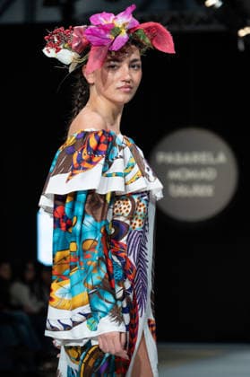 Modad catwalk during Madrid Fashion Week in Madrid - 06 Feb 2026 A model walks the runway in a design by designer DIDESANT at the Modad catwalk during the Madrid Fashion Week at Ifema. Madrid Spain Copyright: xAtilanoxGarciax xSOPAxImagesx photos04274