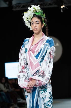 Modad catwalk during Madrid Fashion Week in Madrid - 06 Feb 2026 A model walks the runway in a design by designer DIDESANT at the Modad catwalk during the Madrid Fashion Week at Ifema. Madrid Spain Copyright: xAtilanoxGarciax xSOPAxImagesx photos04278