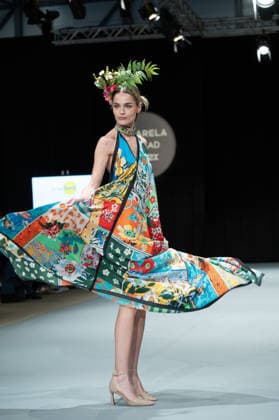 Modad catwalk during Madrid Fashion Week in Madrid - 06 Feb 2026 A model walks the runway in a design by designer DIDESANT at the Modad catwalk during the Madrid Fashion Week at Ifema. Madrid Spain Copyright: xAtilanoxGarciax xSOPAxImagesx photos04296