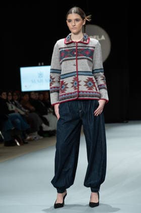 Modad catwalk during Madrid Fashion Week in Madrid - 06 Feb 2026 A model walks the runway in a design by designer MARAE at the Modad catwalk during Madrid Fashion Week at Ifema. Madrid Spain Copyright: xAtilanoxGarciax xSOPAxImagesx photos04332