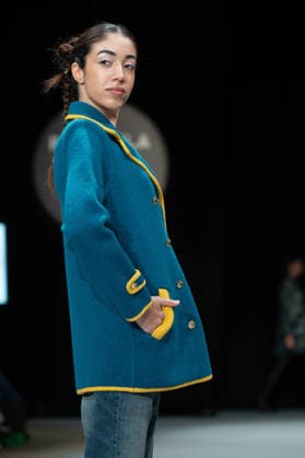 Modad catwalk during Madrid Fashion Week in Madrid - 06 Feb 2026 A model walks the runway in a design by designer MARAE at the Modad catwalk during Madrid Fashion Week at Ifema. Madrid Spain Copyright: xAtilanoxGarciax xSOPAxImagesx photos04336
