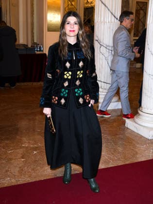 Milan, Milan Cortina 2026 Olympic Games, Welcome cocktail for guests at the Opening Ceremony at Teatro alla Scala. Pictured: Marisa Tomei  Copyright: xAlbertoxTerenghix xipa-agency.netx xComi Terenghix IPA_Agency_IPA71037379