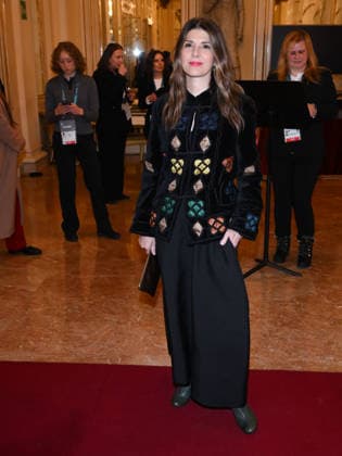 Milan, Milan Cortina 2026 Olympic Games, Welcome cocktail for guests at the Opening Ceremony at Teatro alla Scala. Pictured: Marisa Tomei  Copyright: xAlbertoxTerenghix xipa-agency.netx xComi Terenghix IPA_Agency_IPA71037386