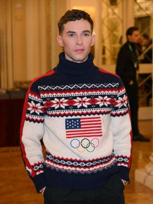 Milan, Milan Cortina 2026 Olympic Games, Welcome cocktail for guests at the Opening Ceremony at Teatro alla Scala. Pictured: Adam Rippon  Copyright: xAlbertoxTerenghix xipa-agency.netx xComi Terenghix IPA_Agency_IPA71037406
