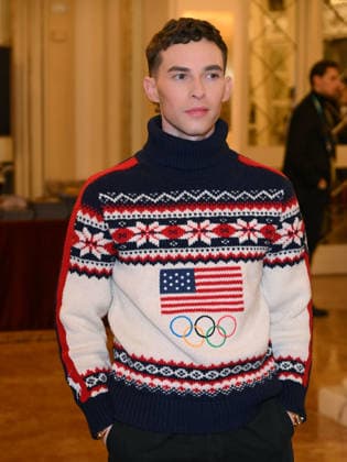 Milan, Milan Cortina 2026 Olympic Games, Welcome cocktail for guests at the Opening Ceremony at Teatro alla Scala. Pictured: Adam Rippon  Copyright: xAlbertoxTerenghix xipa-agency.netx xComi Terenghix IPA_Agency_IPA71037409