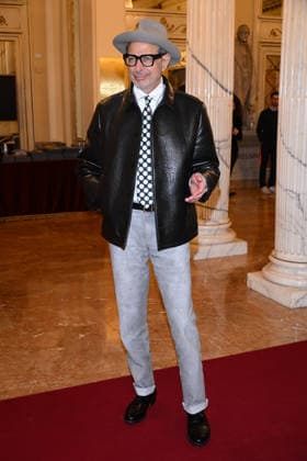 Milan, Milan Cortina 2026 Olympic Games, Welcome cocktail for guests at the Opening Ceremony at Teatro alla Scala. Pictured: Jeff Goldblum  Copyright: xAlbertoxTerenghix xipa-agency.netx xComi Terenghix IPA_Agency_IPA71037442