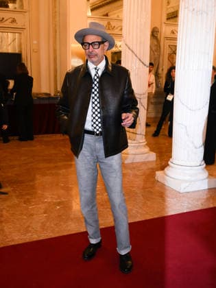 Milan, Milan Cortina 2026 Olympic Games, Welcome cocktail for guests at the Opening Ceremony at Teatro alla Scala. Pictured: Jeff Goldblum  Copyright: xAlbertoxTerenghix xipa-agency.netx xComi Terenghix IPA_Agency_IPA71037446