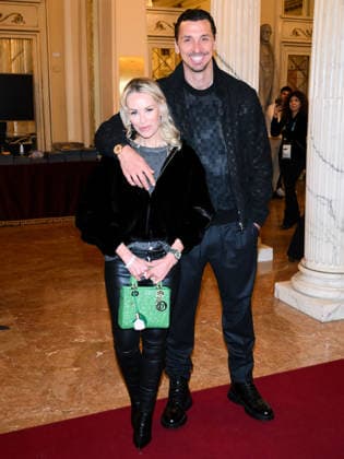 Milan, Olympic Games Milano Cortina 2026, Welcome cocktail for guests at the Opening Ceremony at the Teatro alla Scala in the photo: Zlatan Ibrahimovi? with his wife Helena Seger,  Copyright: xAlbertoxTerenghix xipa-agency.netx xComi Terenghix IPA_Agency_IPA71037338