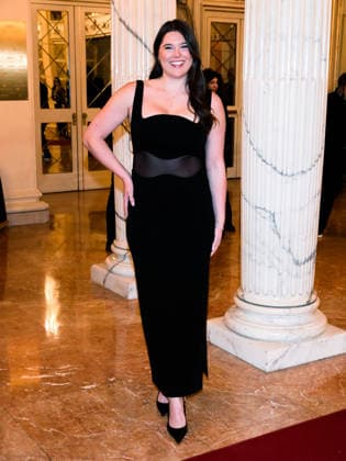 Milan, Milan Cortina 2026 Olympic Games, Welcome cocktail for guests at the Opening Ceremony at Teatro alla Scala. Pictured: Olivia Maher.  Copyright: xAlbertoxTerenghix xipa-agency.netx xComi Terenghix IPA_Agency_IPA71038424