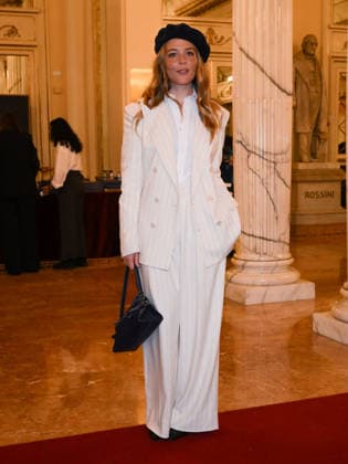 Milan, Milan Cortina 2026 Olympic Games, Welcome cocktail for guests at the Opening Ceremony at Teatro alla Scala. Pictured: Maggie Rogers  Copyright: xAlbertoxTerenghix xipa-agency.netx xComi Terenghix IPA_Agency_IPA71038486