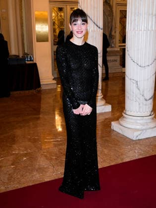 Milan, Milan Cortina 2026 Olympic Games, Welcome cocktail for guests at the Opening Ceremony at the Teatro alla Scala. Pictured: Nicoletta Manni.  Copyright: xAlbertoxTerenghix xipa-agency.netx xComi Terenghix IPA_Agency_IPA71038492