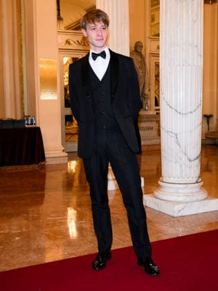 Milan, Milan Cortina 2026 Olympic Games, Welcome cocktail for guests at the Opening Ceremony at the Teatro alla Scala. Pictured: Timofej Andrijashenko.  Copyright: xAlbertoxTerenghix xipa-agency.netx xComi Terenghix IPA_Agency_IPA71038504