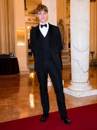 Milan, Milan Cortina 2026 Olympic Games, Welcome cocktail for guests at the Opening Ceremony at the Teatro alla Scala. Pictured: Timofej Andrijashenko.  Copyright: xAlbertoxTerenghix xipa-agency.netx xComi Terenghix IPA_Agency_IPA71038507