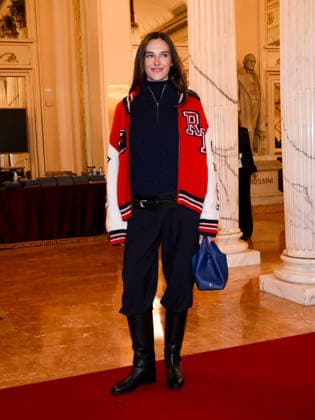 Milan, Milan Cortina 2026 Olympic Games, Welcome cocktail for guests at the Opening Ceremony at Teatro alla Scala. Pictured: Devon Lee Carlson  Copyright: xAlbertoxTerenghix xipa-agency.netx xComi Terenghix IPA_Agency_IPA71038544