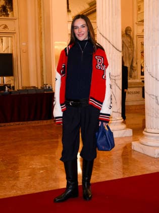 Milan, Milan Cortina 2026 Olympic Games, Welcome cocktail for guests at the Opening Ceremony at Teatro alla Scala. Pictured: Devon Lee Carlson  Copyright: xAlbertoxTerenghix xipa-agency.netx xComi Terenghix IPA_Agency_IPA71038554