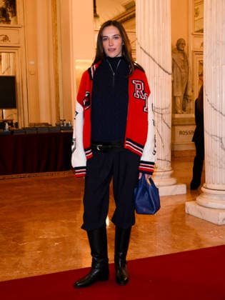 Milan, Milan Cortina 2026 Olympic Games, Welcome cocktail for guests at the Opening Ceremony at Teatro alla Scala. Pictured: Devon Lee Carlson  Copyright: xAlbertoxTerenghix xipa-agency.netx xComi Terenghix IPA_Agency_IPA71038560