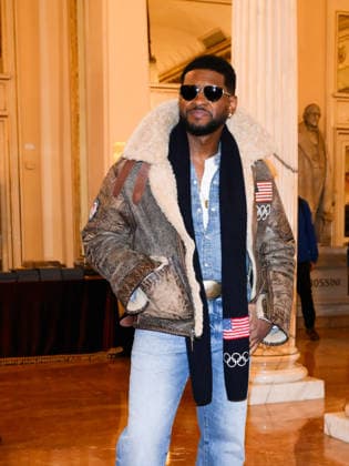 Milan, Milan Cortina 2026 Olympic Games, Welcome cocktail for guests at the Opening Ceremony at the Teatro alla Scala. Pictured: Usher  Copyright: xAlbertoxTerenghix xipa-agency.netx xComi Terenghix IPA_Agency_IPA71038998