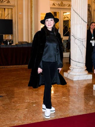 Winter Olympics - Welcome Cocktail for Guests Michelle Yeoh, during the welcome cocktail for guests before the Opening Ceremony of Milan Cortina 2026 Olympic Games at Teatro alla Scala, in Milan, Italy on February 6, 2026. Photo by Alberto Terenghi IPA ABACAPRESS.COM Cortina d Ampezzo Italy  Copyright: xTerenghixAlberto IPA ABACAx