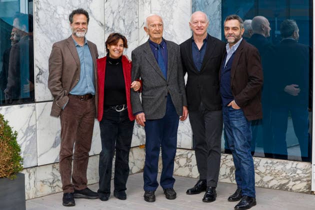 Photocall of the film The Marciatore Photocall of the film The Marciatore, in the photo Abdon Pamich with Fausto Sciarappa, Alessandro Casale, Massimo Martino and annouk Andaloro . rome, Italy 06 Feb 2026, Credit:Cristiano Minichiello Avalon Italy, Rome  Copyright: xCristianoxMinichiellox xAvalonx 1072568198