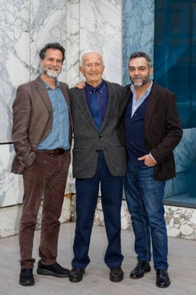 Photocall of the film The Marciatore Photocall l for the film The Marciatore, featuring Abdon Pamich with Fausto Sciarappa and Alessandro Casale . rome, Italy 06 Feb 2026, Credit:Cristiano Minichiello Avalon Italy, Rome  Copyright: xCristianoxMinichiellox xAvalonx 1072568553