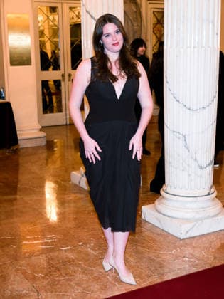 Milan, Milan Cortina 2026 Olympic Games, Welcome cocktail for guests at the Opening Ceremony at Teatro alla Scala. Pictured: Arianna Maher.  Copyright: xAlbertoxTerenghix xipa-agency.netx xComi Terenghix IPA_Agency_IPA71038409