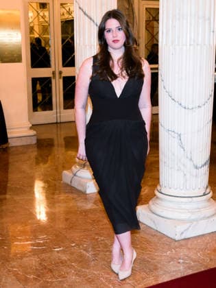Milan, Milan Cortina 2026 Olympic Games, Welcome cocktail for guests at the Opening Ceremony at Teatro alla Scala. Pictured: Arianna Maher.  Copyright: xAlbertoxTerenghix xipa-agency.netx xComi Terenghix IPA_Agency_IPA71038411