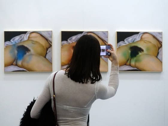 Bologna. The first day of the Arte Fiera fair features a contemporary art exhibition at the fair s pavilions.  Copyright: xRobertoxBrancolinix xipa-agency.netx xRobertoxBrancolinix IPA_Agency_IPA71041194