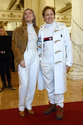 Milan, Milan Cortina 2026 Olympic Games, Welcome Cocktail for Guests at the Opening Ceremony at Teatro alla Scala - David Lauren, Lauren Bush Lauren  Copyright: xAlbertoxTerenghix xipa-agency.netx xComi Terenghix IPA_Agency_IPA71043160