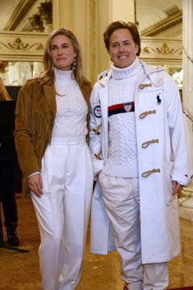 Milan, Milan Cortina 2026 Olympic Games, Welcome Cocktail for Guests at the Opening Ceremony at Teatro alla Scala - David Lauren, Lauren Bush Lauren  Copyright: xAlbertoxTerenghix xipa-agency.netx xComi Terenghix IPA_Agency_IPA71043169