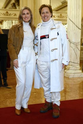 Milan, Milan Cortina 2026 Olympic Games, Welcome Cocktail for Guests at the Opening Ceremony at Teatro alla Scala - David Lauren, Lauren Bush Lauren  Copyright: xAlbertoxTerenghix xipa-agency.netx xComi Terenghix IPA_Agency_IPA71043161