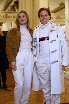 Milan, Milan Cortina 2026 Olympic Games, Welcome Cocktail for Guests at the Opening Ceremony at Teatro alla Scala - David Lauren, Lauren Bush Lauren  Copyright: xAlbertoxTerenghix xipa-agency.netx xComi Terenghix IPA_Agency_IPA71043168
