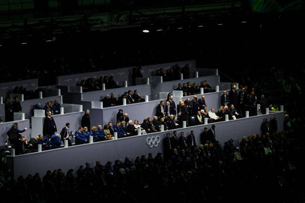 Winter Olympic Games Milano Cortina 2026 Opening Night Pre-Show San Siro Stadium - Milan, Italy ?;Kristin Kloster Aasen;Claudia Bach;Thomas Bach;Usha Vance;James David Vance;Tyrone Seward;Kirsty Coventry;Sergio Mattarella;Laura Mattarella;Ignazio La Russa;Laura de Cicco;Lorenzo Fontana;Emilia Romano;Giorgia Meloni;Giovanni Amoroso Winter Olympic Games Milano Cortina 2026 Opening Night Pre-Show San Siro Stadium - Milan, Italy 6th February 2026 SGPItalia id 134457_003 Not Exclusive  Copyright: xALFONSOxCATALANO SGPITALIAx