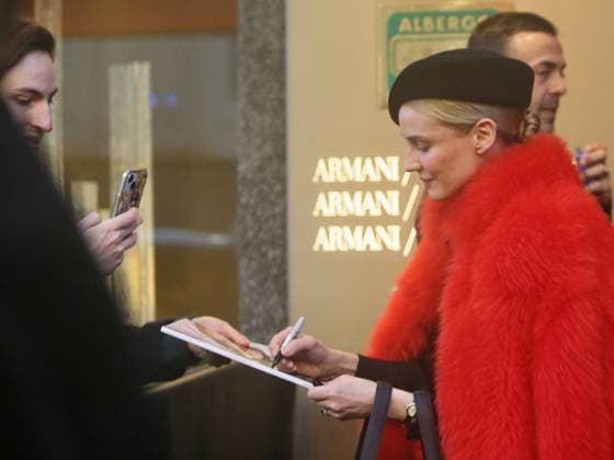 Milan Ph. Paolo Della Bella Diane Kruger (pseudonym of Diane Heidkrüger) German actress and model, leaving the Armani Hotel in Milan  Copyright: xPaoloxDellaxBellax xipa-agency.netx xPAOLOxDELLAxBELLAx IPA_Agency_IPA71053133