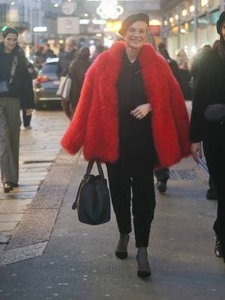 Milan Ph. Paolo Della Bella Diane Kruger (pseudonym of Diane Heidkrüger) German actress and model, leaving the Armani Hotel in Milan  Copyright: xPaoloxDellaxBellax xipa-agency.netx xPAOLOxDELLAxBELLAx IPA_Agency_IPA71053146