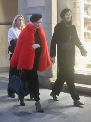 Milan Ph. Paolo Della Bella Diane Kruger (pseudonym of Diane Heidkrüger) German actress and model, leaving the Armani Hotel in Milan  Copyright: xPaoloxDellaxBellax xipa-agency.netx xPAOLOxDELLAxBELLAx IPA_Agency_IPA71053161