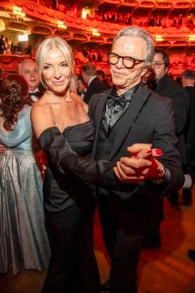 Gesine Lippert und Wolfgang Lippert beim tanzen zu Gast im Ballsaal beim 100 Sepmper Oernball in der Semper Oper in Dresden am 6.Februar 2026 Sachsen Deutschland