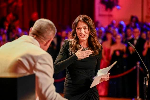 Joachim Llambi Iris Berben zu Gast im Ballsaal beim 100 Sepmper Oernball in der Semper Oper in Dresden am 6.Februar 2026 Sachsen Deutschland