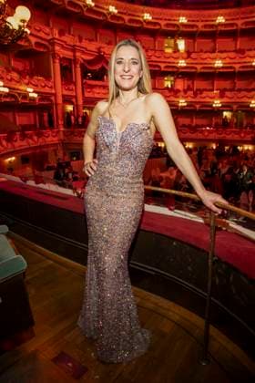 Stefanie Hertel zu Gast im Ballsaal beim 100 Sepmper Oernball in der Semper Oper in Dresden am 6.Februar 2026 Sachsen Deutschland