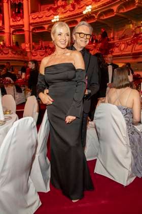 Gesine Lippert und Wolfgang Lippert zu Gast im Ballsaal beim 100 Sepmper Oernball in der Semper Oper in Dresden am 6.Februar 2026 Sachsen Deutschland