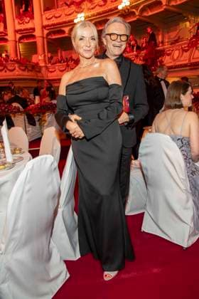 Gesine Lippert und Wolfgang Lippert zu Gast im Ballsaal beim 100 Sepmper Oernball in der Semper Oper in Dresden am 6.Februar 2026 Sachsen Deutschland