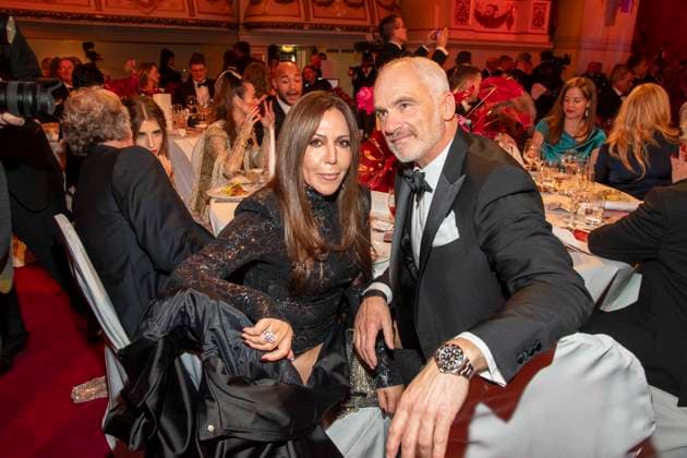 Simone Thomalla und Rene M. zu Gast im Ballsaal beim 100 Sepmper Oernball in der Semper Oper in Dresden am 6.Februar 2026 Sachsen Deutschland