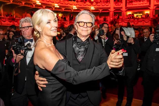 Gesine Lippert und Wolfgang Lippert beim tanzen zu Gast im Ballsaal beim 100 Sepmper Oernball in der Semper Oper in Dresden am 6.Februar 2026 Sachsen Deutschland